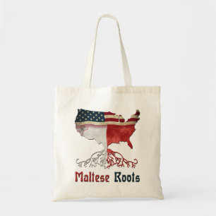 Bolsa Tote Raizes maltesas americanas