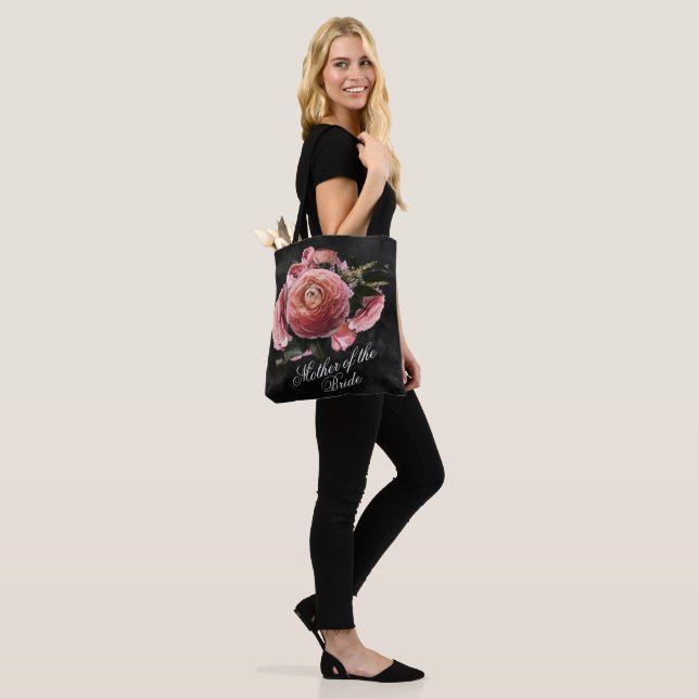 Bolsa Tote Ramalhete Floral Rosa Romântico Mãe da Noiva (No(a) Modelo)