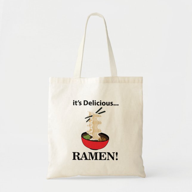 Bolsa Tote Ramen é Delicioso Ramen (Frente)