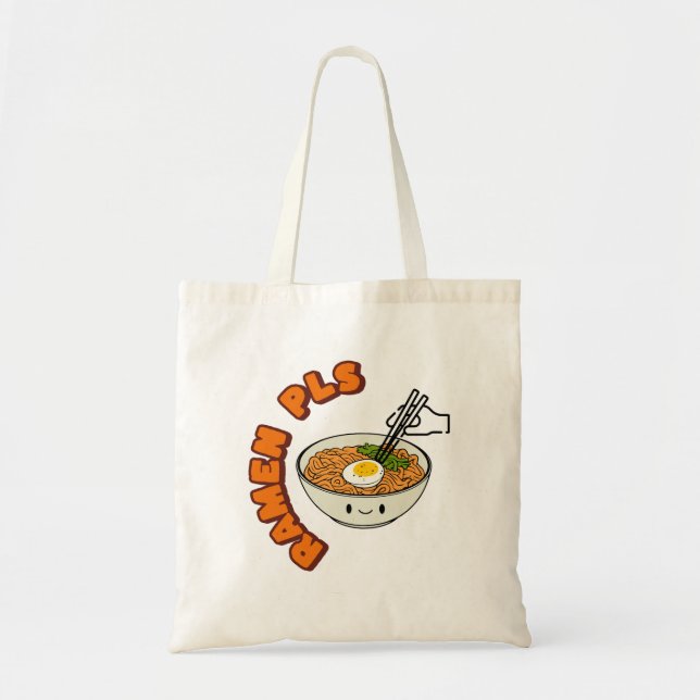 Bolsa Tote Ramen PLS Tote Bag (Frente)