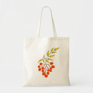 Bolsa Tote Ramificação viburno estilo ucraniano. Ucrânia