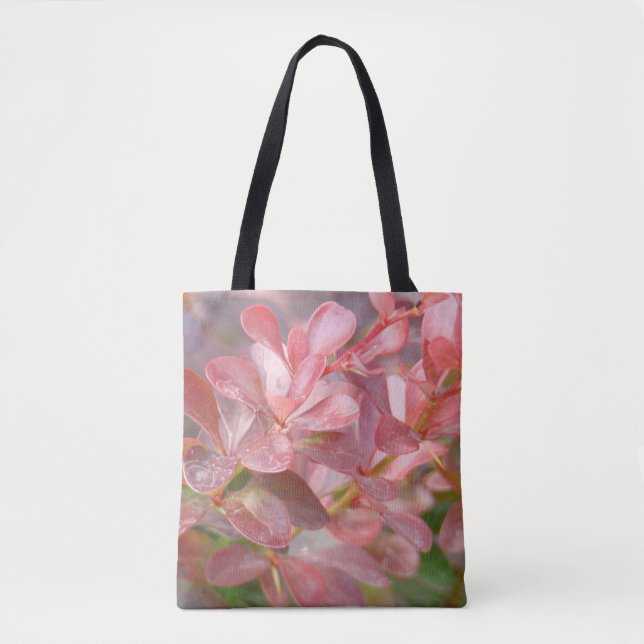Bolsa Tote Ramificações bonito rosa (Frente)