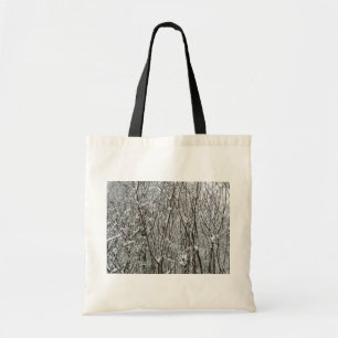 Bolsa Tote Ramificações cobertas por neve inverno