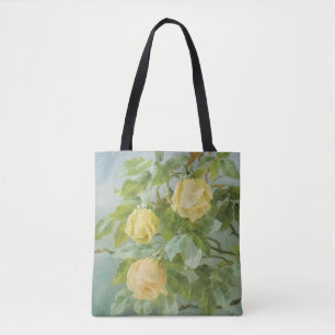 Bolsa Tote Ramo com Rosas Amarelas por Anthonore Christensen