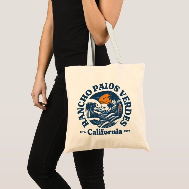 Bolsa Tote Rancho Palos Verdes, Califórnia (Frente (produto))