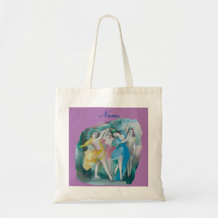 Bolsa Tote Rapariga Ballerina Dancers Thunder_Cove