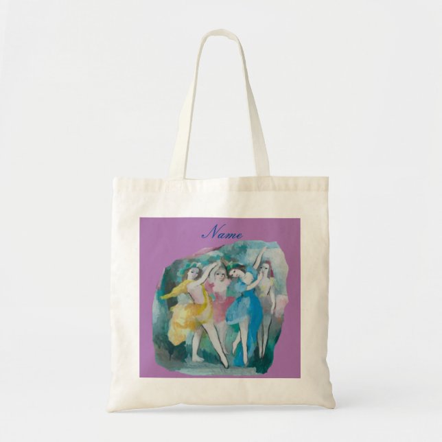 Bolsa Tote Rapariga Ballerina Dancers Thunder_Cove (Frente)