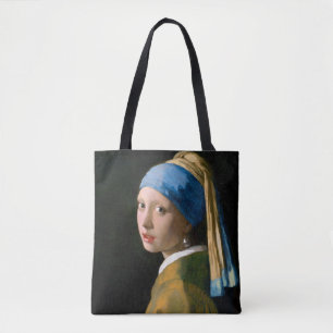 Bolsa Tote Rapariga com brinco de pérola, Johannes Vermeer, 1