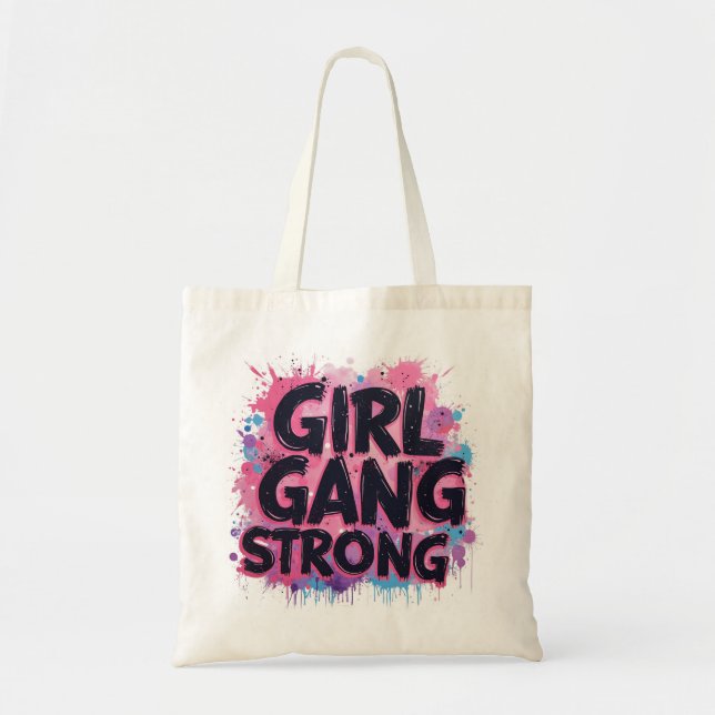 Bolsa Tote Rapariga Gang Strong (Frente)