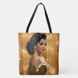 Bolsa Tote Raparigas com Glam Retro (Ana Maria)