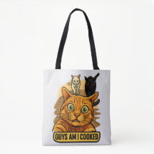 Rapazes Estou Frito? Meme Divertido de Gato Reação