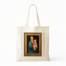 Raphael Madonna e Child Small Tote Bag