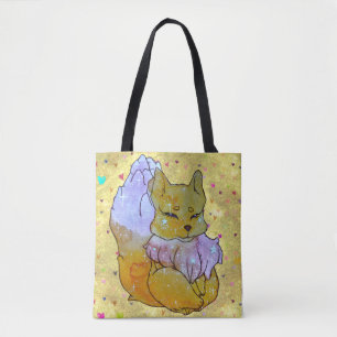 Bolsa Tote Raposa chamada Dice