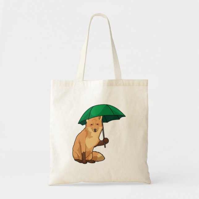 Bolsa Tote Raposa com guarda-chuva (Frente)