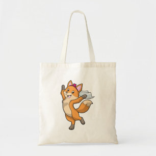 Bolsa Tote Raposa como Noiva com Véu & Coração
