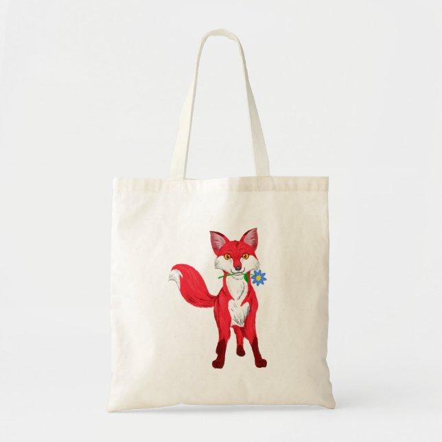 Bolsa Tote Raposa Feliz (Frente)