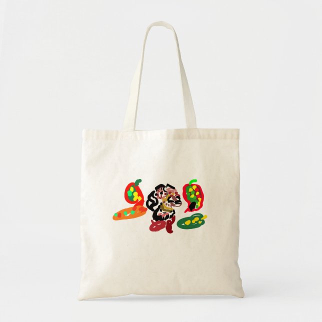 Bolsa Tote Raposa marca outono  (Frente)