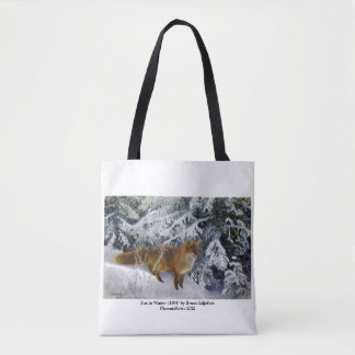 Bolsa Tote Raposa no Inverno (1904) por Bruno Liljefors