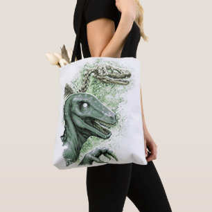 Bolsa Tote Raptor em verde