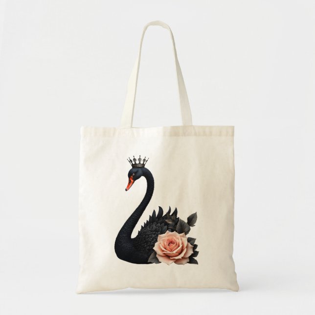 Bolsa Tote Rare as a black swan, timeless as true love.  (Frente)