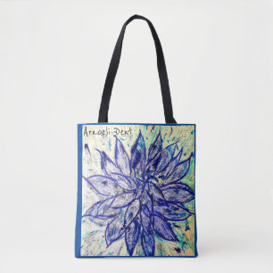 Bolsa Tote Rare Blue Dahlia