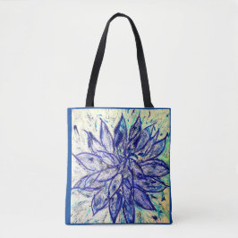 Bolsa Tote Rare Blue Dahlia