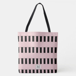 Bolsa Tote Rascunho Vermelho Pastel em qualquer monograma Per