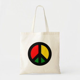 Bolsa Tote Rasta CND bane o símbolo de paz da bomba