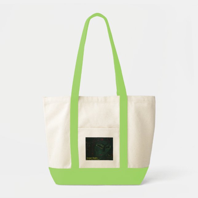 Bolsa Tote rasta verde (Frente)
