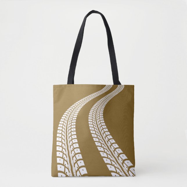 Bolsa Tote Rastreios de pneus (Frente)