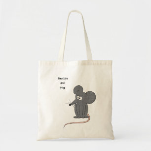 Bolsa Tote Rato bonito e minúsculo