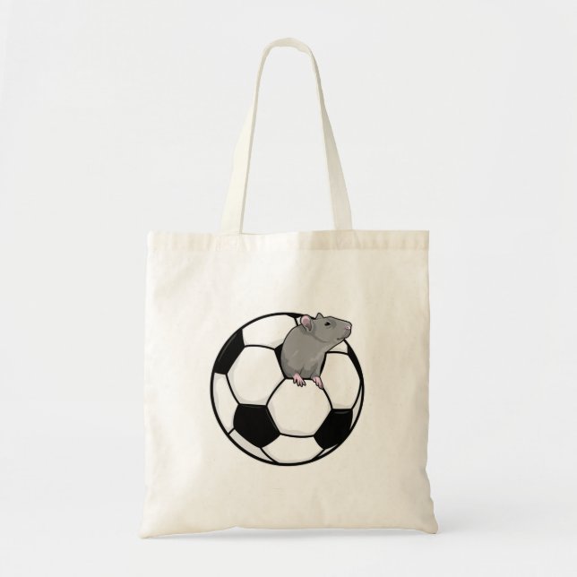 Bolsa Tote Rato com bola de futebol (Frente)