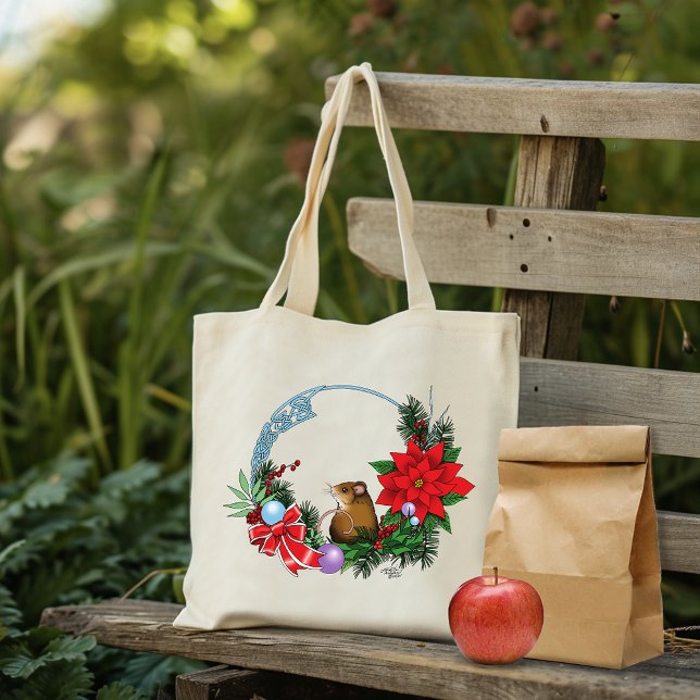 Bolsa Tote Rato de Natal (Criador carregado)