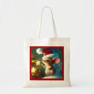 Bolsa Tote Rato de Natal 1