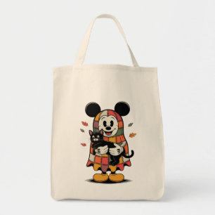 Bolsa Tote Rato e Gato de outono