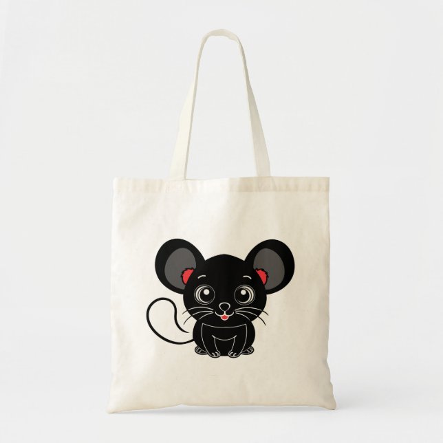 Bolsa Tote Rato Fofo (Frente)