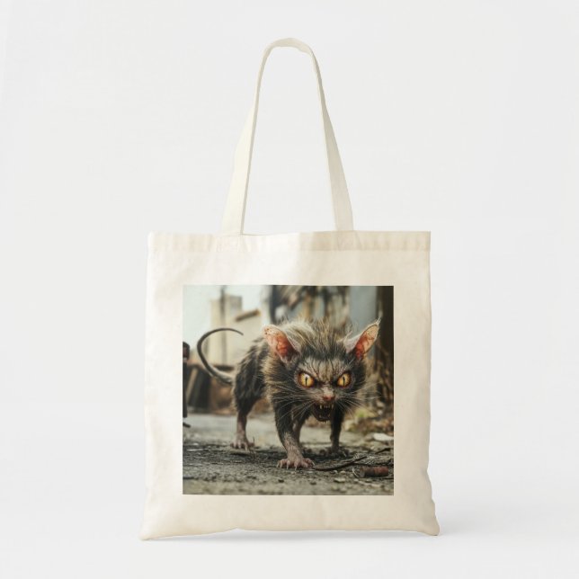 Bolsa Tote Rato monstro  (Frente)