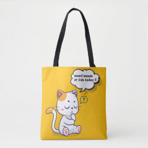 Bolsa Tote Rato ou Peixe? - animal de estimação engraçado - G