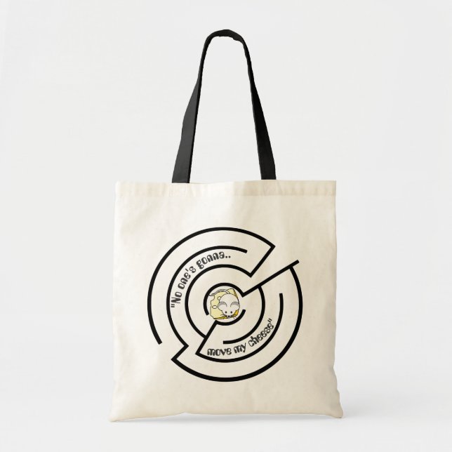 Bolsa Tote Rato Stubborn em Maze (Frente)