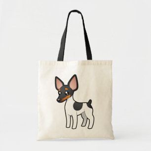 Bolsa Tote Rato Terrier dos desenhos animados/Fox Terrier do