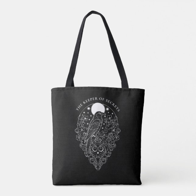 Bolsa Tote Raven Celestial Halloween  (Verso)