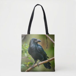 Bolsa Tote Raven em uma Ramificação