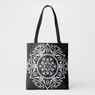 Bolsa Tote Raven Mandala
