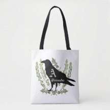 Raven Monogramas Spirit Totem Animal