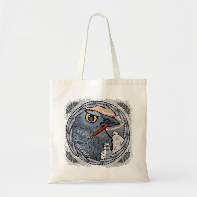 Bolsa Tote Raven Nevermind  (Frente)