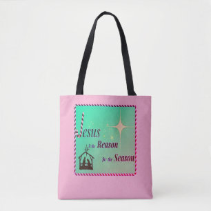 Bolsa Tote Razão de Jesus de Natal para a Sacola de Tote.