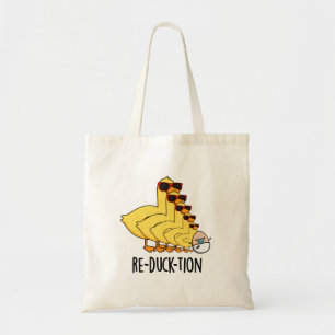 Bolsa Tote Re-duck Engraçado Pum Animal Pun