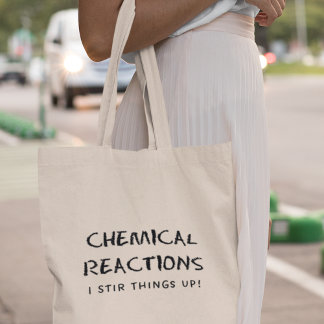 Bolsa Tote Reações Químicas Divertidas Professor de Química L