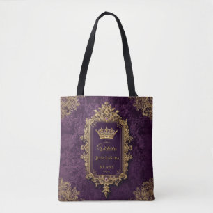 Bolsa Tote Real Ametist Quinceañera, costume
