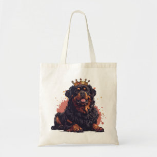 Bolsa Tote Real Rottweiler - Coroa Rainha do Cachorro